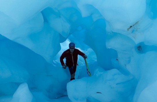 Glacier ice