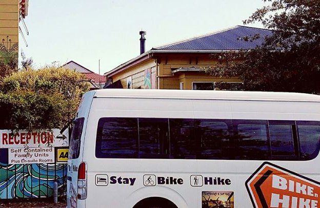 Exterior of Bazil's Surf Hostel