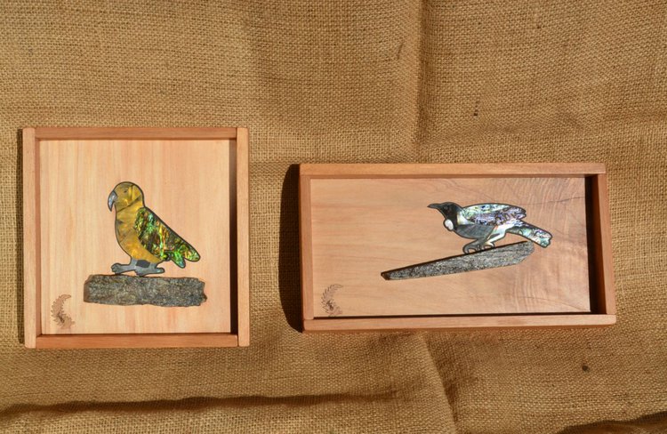 Wooden boxes Kereru Crafts Gallery Blackball