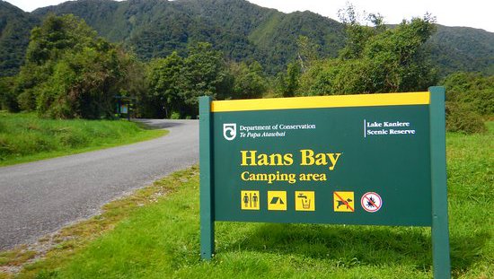 Hans Bay – Lake Kaniere Campsite