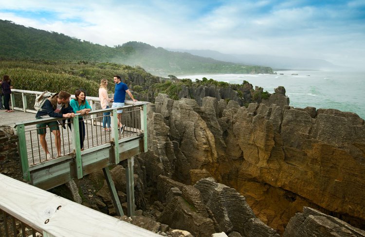 Pancake Rocks and Blowholes Punakaiki