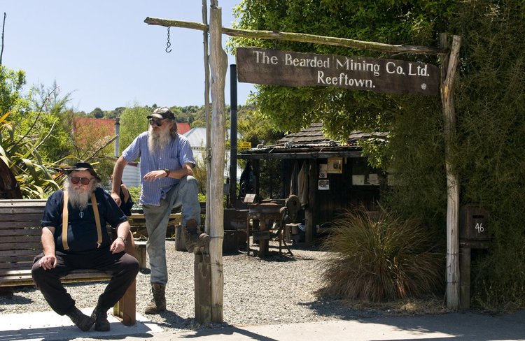 Reefton -Bearded Miners