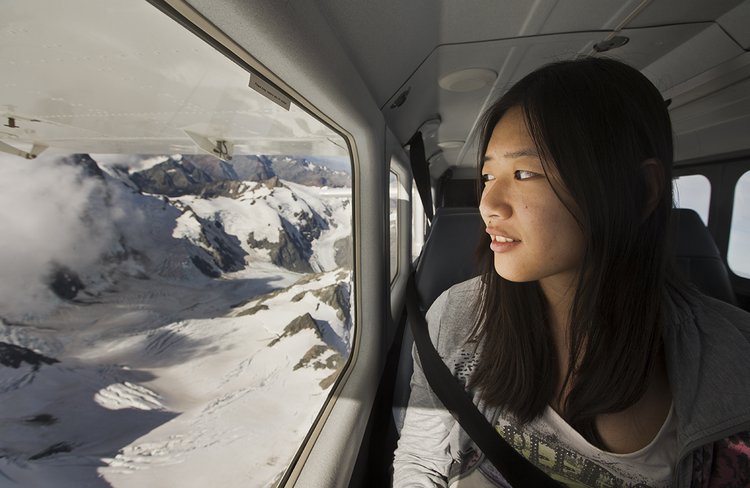 Every seat is a window seat.
