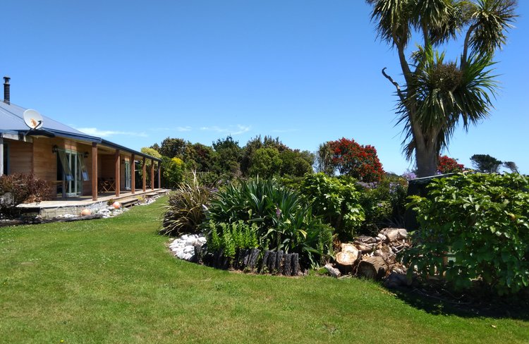Seaside garden view