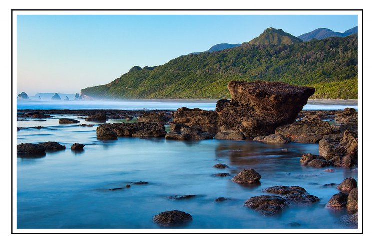 morning exploration of rock pools nine mile beach coast road greymouth from Breakers Boutique Accommodation