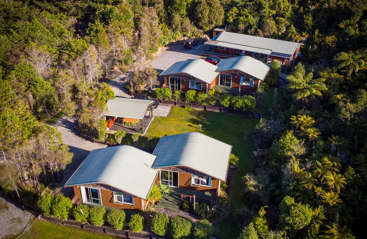 Aerial view of Goldfield Suites