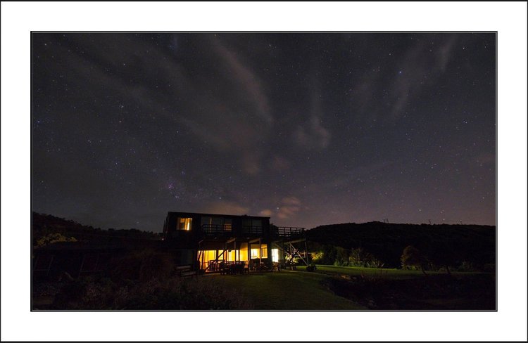 star lit skies above Breakers Boutique Accommodation Coast Road Greymouth