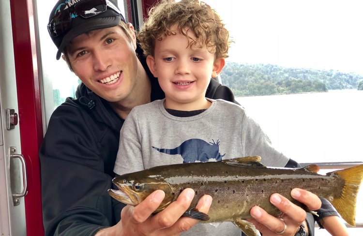 Family fun fishing