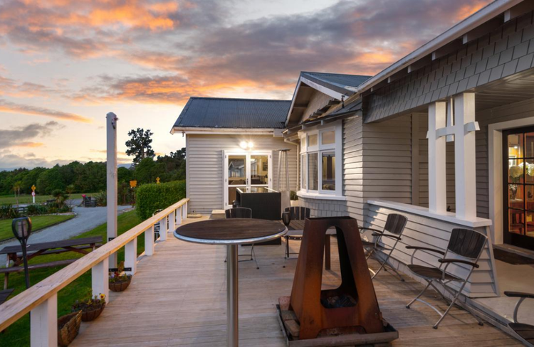 Outdoor balcony to relax and have a drink