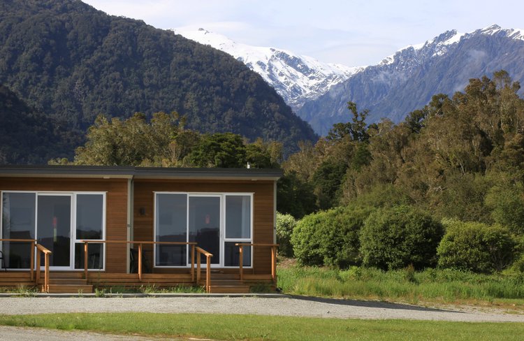 We can see the snow mountain from the window of all the units.