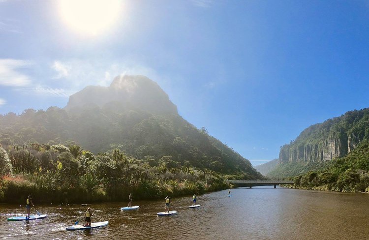 Paddle Boarding the beautiful Porari River