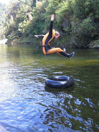 Fun on our way home from Underworld Rafting through The Nile River GlowWorm Caves.