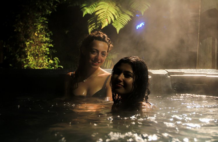 In the spa