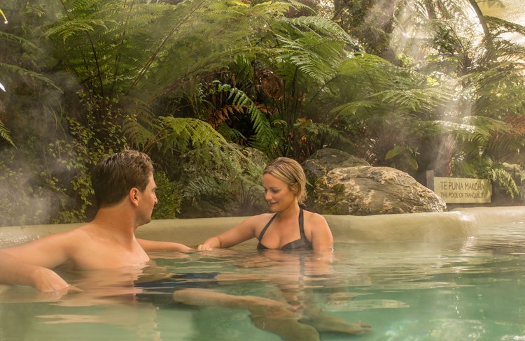 Relax among the rainforest.
