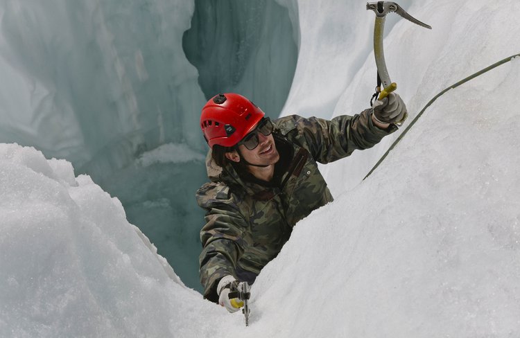 An exhilarating ice climbing adventure sure to give you a real sense of achievement.