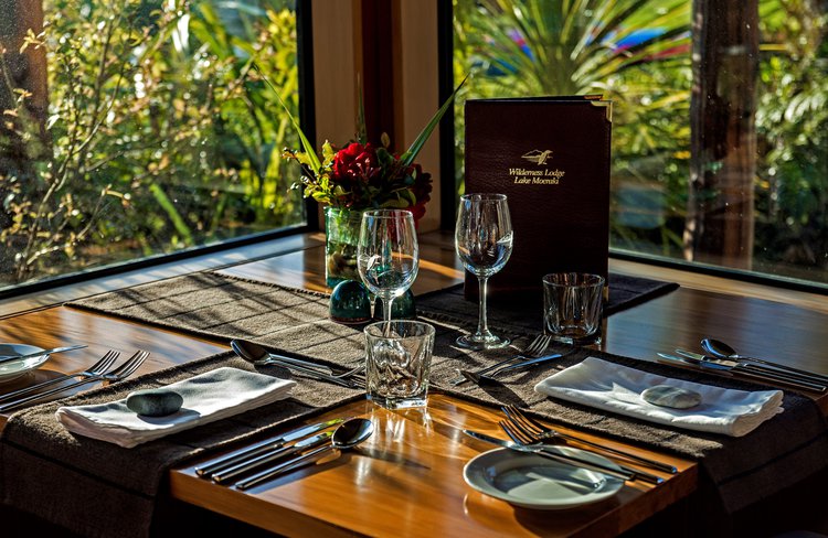 Relax with fine food, wine and warm wilderness hospitality.