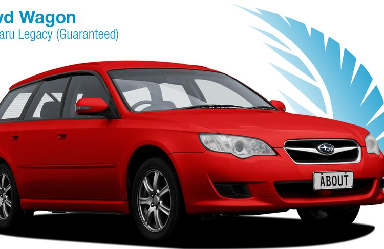 4wd Wagon - Subaru Legacy. About New Zealand Rental Cars.
