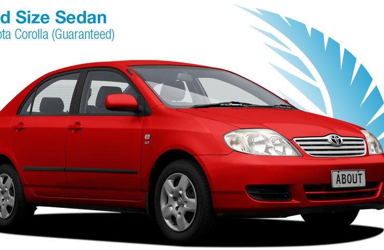 Mid Size Sedan - Toyota Corolla. About New Zealand Rental Cars.