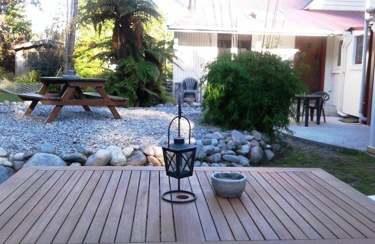 Outside dining