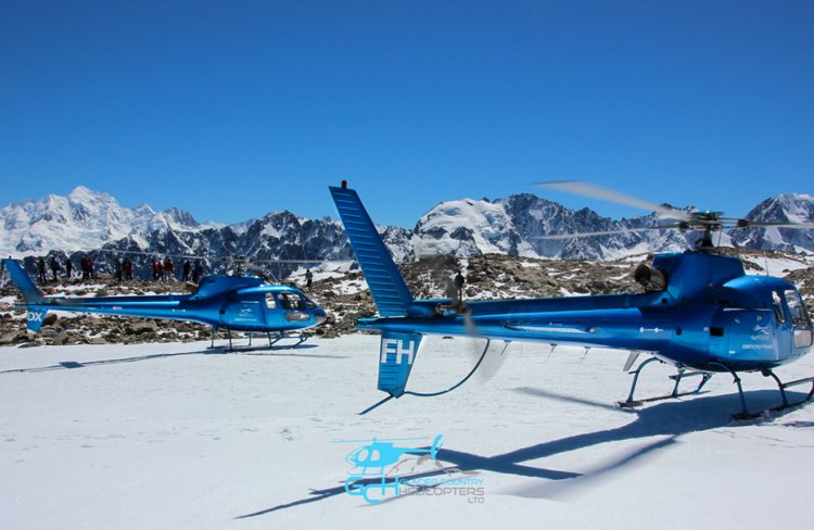 Glacier Country Helicopters - Squirrels in the snow