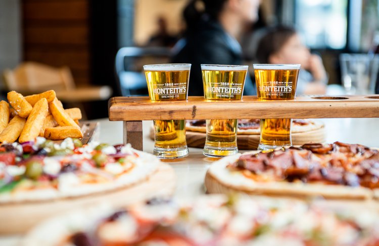 Tasting trays of 3 or 6 beers available with expert tasting notes to guide you