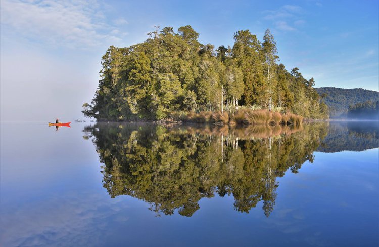 Lake Mapourika - a scenic gem on the wild West Coast.