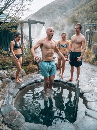 Brave the cold plunge