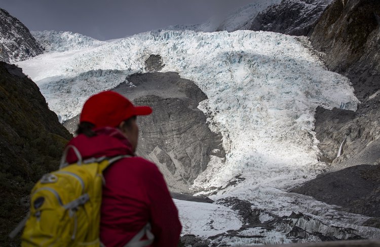 Incredible glacier & mountain views on our Franz Josef Full day on the Roberts Point track with Glacier Valley Eco Tours
