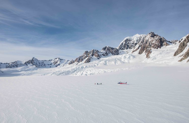 Glacier landing